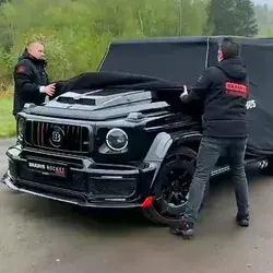 Unwrapping New Mercedes Brabus