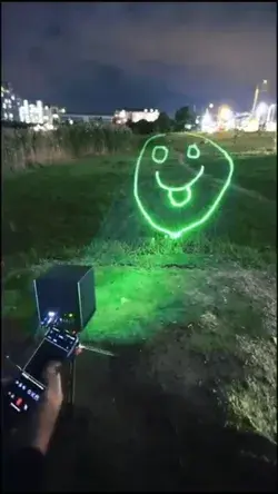 Built-in battery APP remote control laser show projector