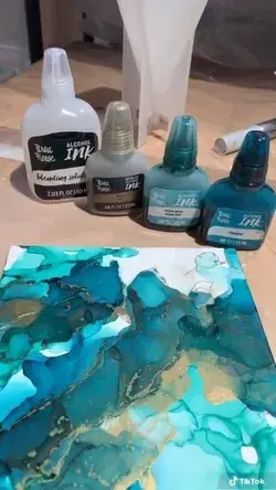 Alcohol ink process