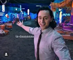 Loki behind scenes