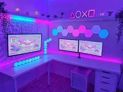 What a cool gaming setup idea 💖✨