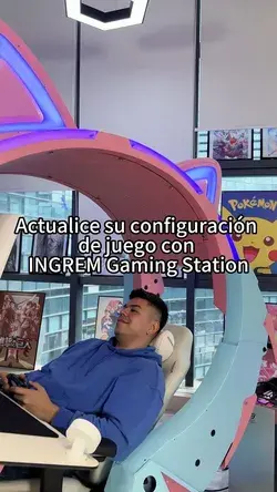 Lleva tu experiencia de juego al siguiente nivel con la silla para juegos INGREM Station 🎮