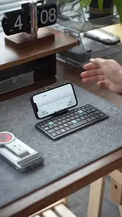 Foldable Bluetooth Keyboard with Magnetic Stand
