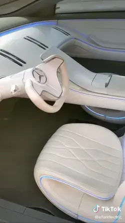 There no eating inside the car with an interior like this