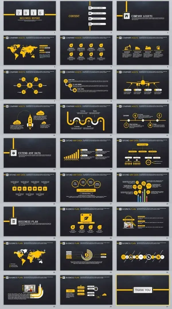 BUSINESS REPORT POWERPOINT TEMPLATES