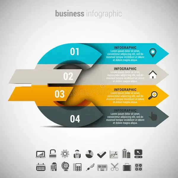 Business Infographic stock illustration