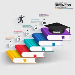 Abstract 3D digital business education Infographic Preview - GraphicRiver