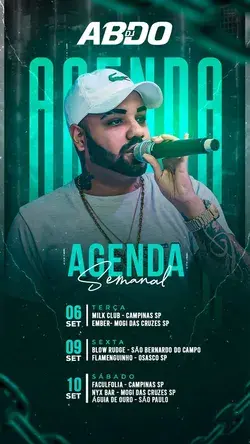 Flyer Agenda Semanal