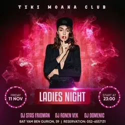 Ladies Night Club Flyer