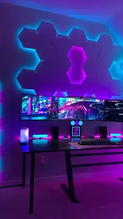Advance your gaming setup with cool lighting from Nanoleaf!