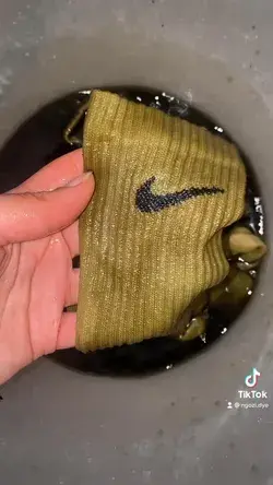 Neutral dyed Nike Socks🤎 #ngozidye #nikesocks #dye #dyedsocks #dyingvideo #neutralsocks #streetwear