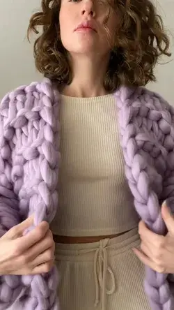 Super chunky cardigan