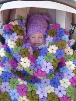 Autumn Idea Diy Project's Crochet Baby Blanket, cool crochet ideas, 1 hour crochet projects,