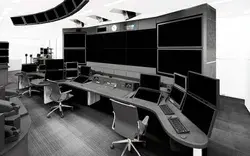 Computer hacker room