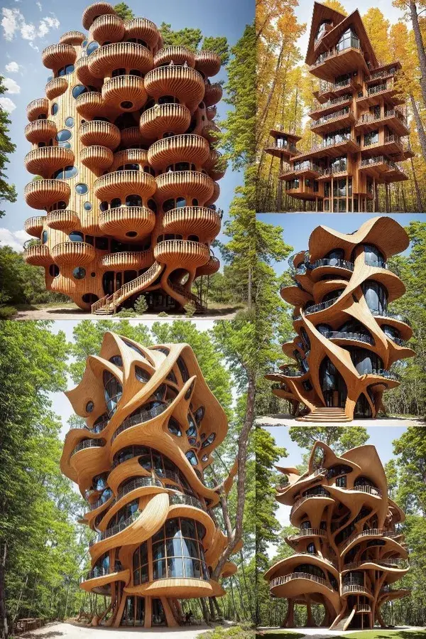 Ai TreeHouses by Hassan Ragab