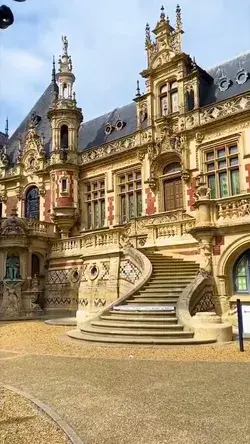 Living in a fairytale at Bénédictine Palace, Fécamp, France.