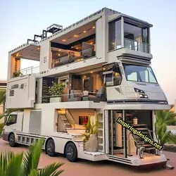 FUTURISTIC MOTORHOMES AND CAMPER VAN