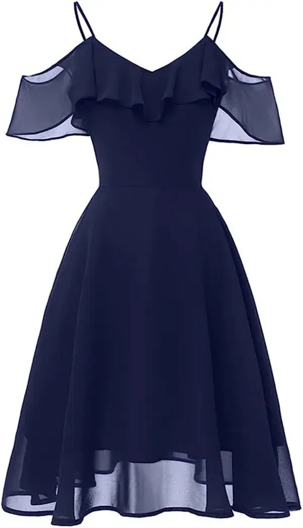 Amazon.com: POMUYOO Navy Blue Short Bridesmaid Dresses for Women 2024 V Neck Pleated A Line Formal Dress with Pockets Size 0 : Clothing, Shoes &amp; Jewelry