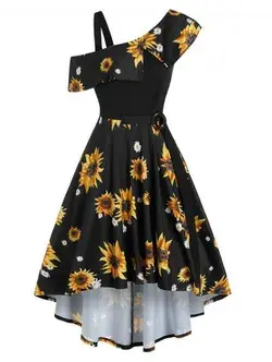 Women Sunflower Dress | DressLily