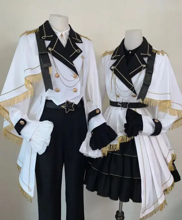 【-The Honored Knight-】 Ouji Military Lolita Jacket, Blouse and Trousers Set