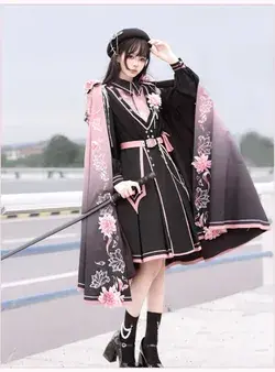 New Release: ChunLu 【-Lofty Goals-】 Military Lolita OP Dress and Cape
