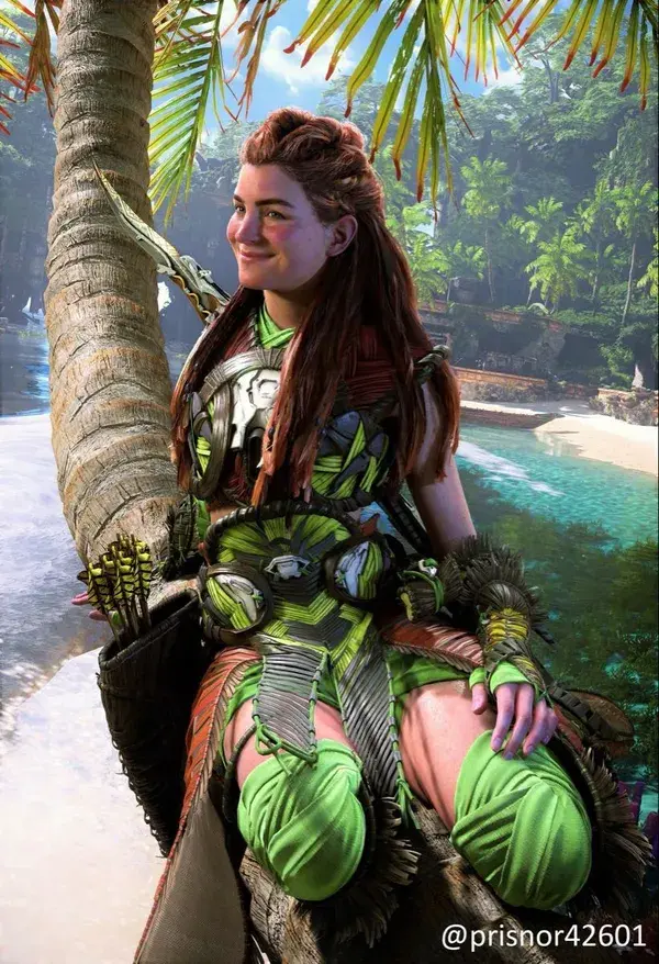 Aloy - Horizon Forbidden West (twitter By @prisnor42601)