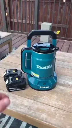 🫖🔋🏕️ Makita Cordless Camping Kettle