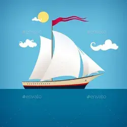 Sailing Vessel, Vectors | GraphicRiver