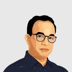 Anies Baswedan | vector art Illustration