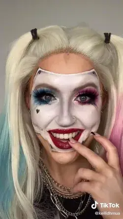 Harley Quinn makeup