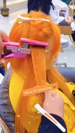 orange 🍊 hair