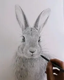 Sketching a cute rabbit 💕 Tutorial on my blog!