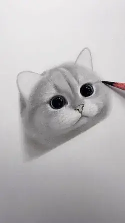 Cat Hand Drawing | Cat Drawing Wallpaper | Cute Cat Drawing | Cat Face Drawing | Cat Coloring Book