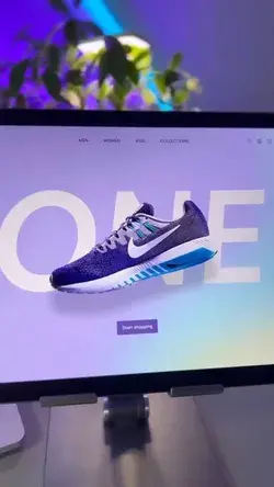 Animation Nike Webdesign on Figma