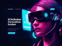 UI Cyber Punk Landing Page Design Concept