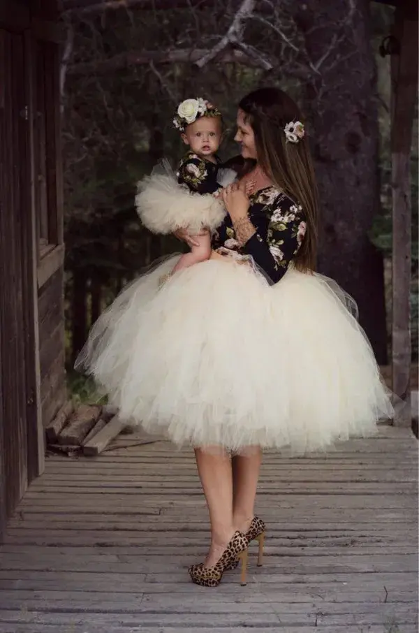 Mother daughter tutu skirts 