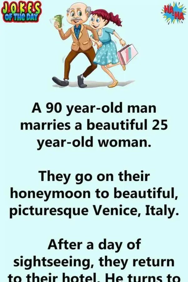 A 90 year-old man...