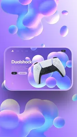 Дизайн сайта DualShock