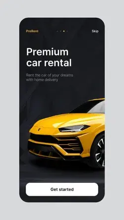 Car Rental App Concept