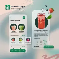 Starbucks App UI redesign