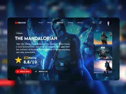 The Mandalorian / Web UI Design