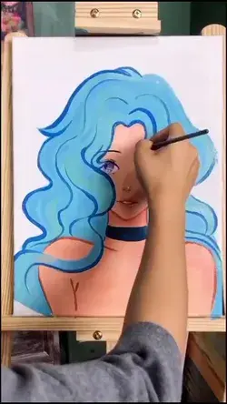 barbie drawing and painting