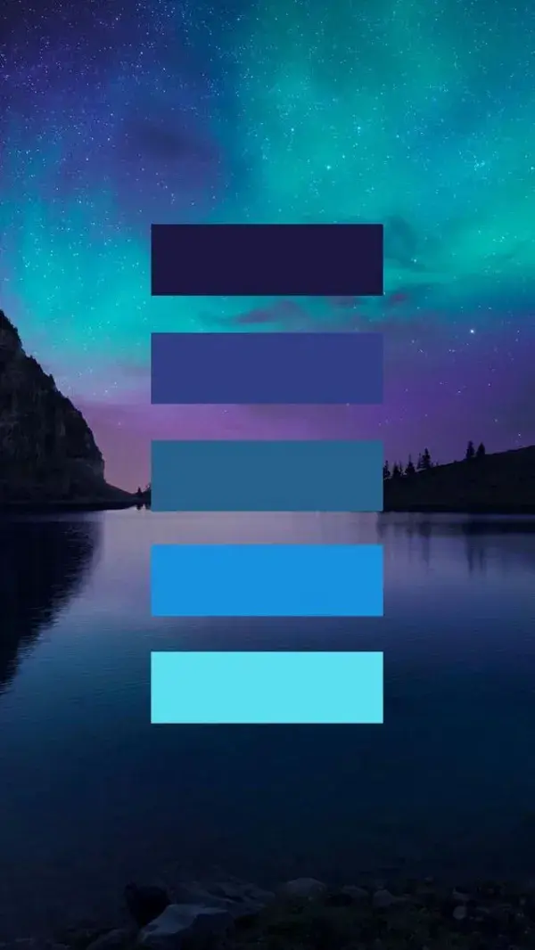 Shades of Blue Color Theme