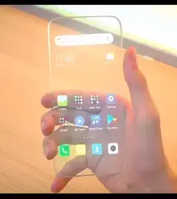 Transparent cellphone!! How cool!