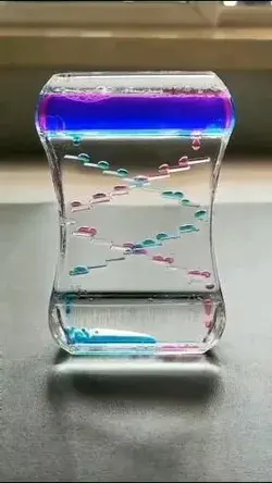 Funky water hourglass