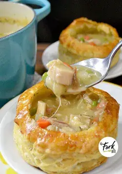 Easy Chicken Pot Pie Soup Recipe - The Fork Bite