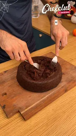 Le gâteau au chocolat d'Halloween 🎃🍫