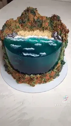 Island Whale Cake