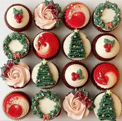 Christmas cupcakes