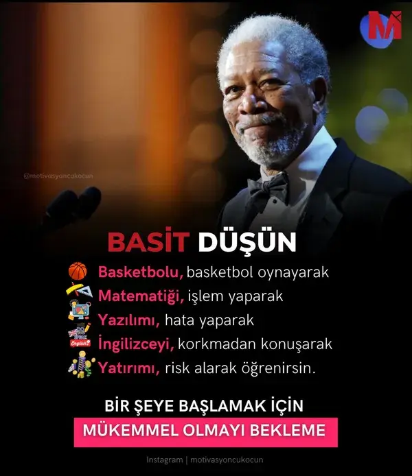 Basit düşün motivasyon